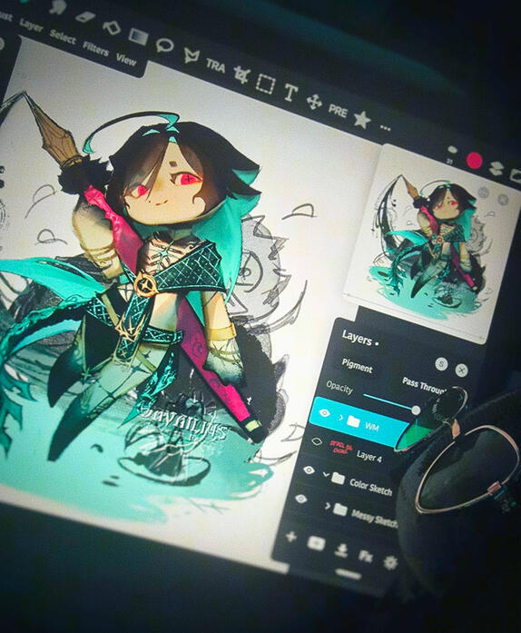 Chibi Oavailius Splash Art