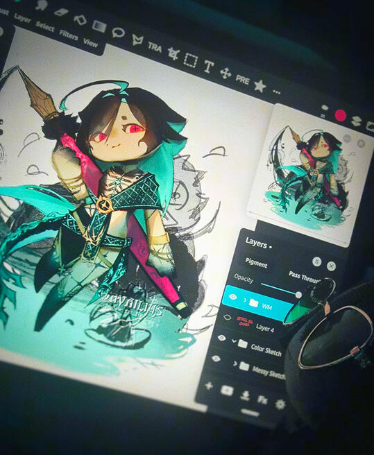 Chibi Oavailius Splash Art