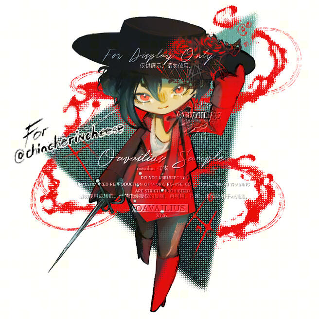 OC Chibi for @chincherincheese